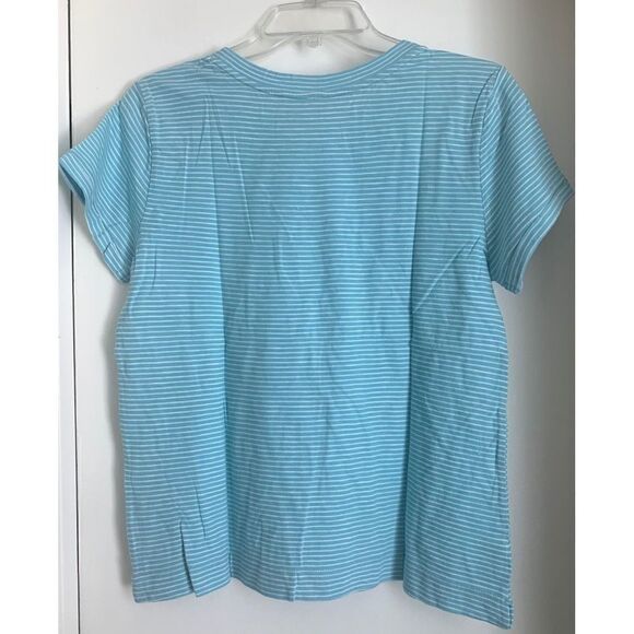 Loft Striped New Crew Tee Size Medium - Picture 4 of 6